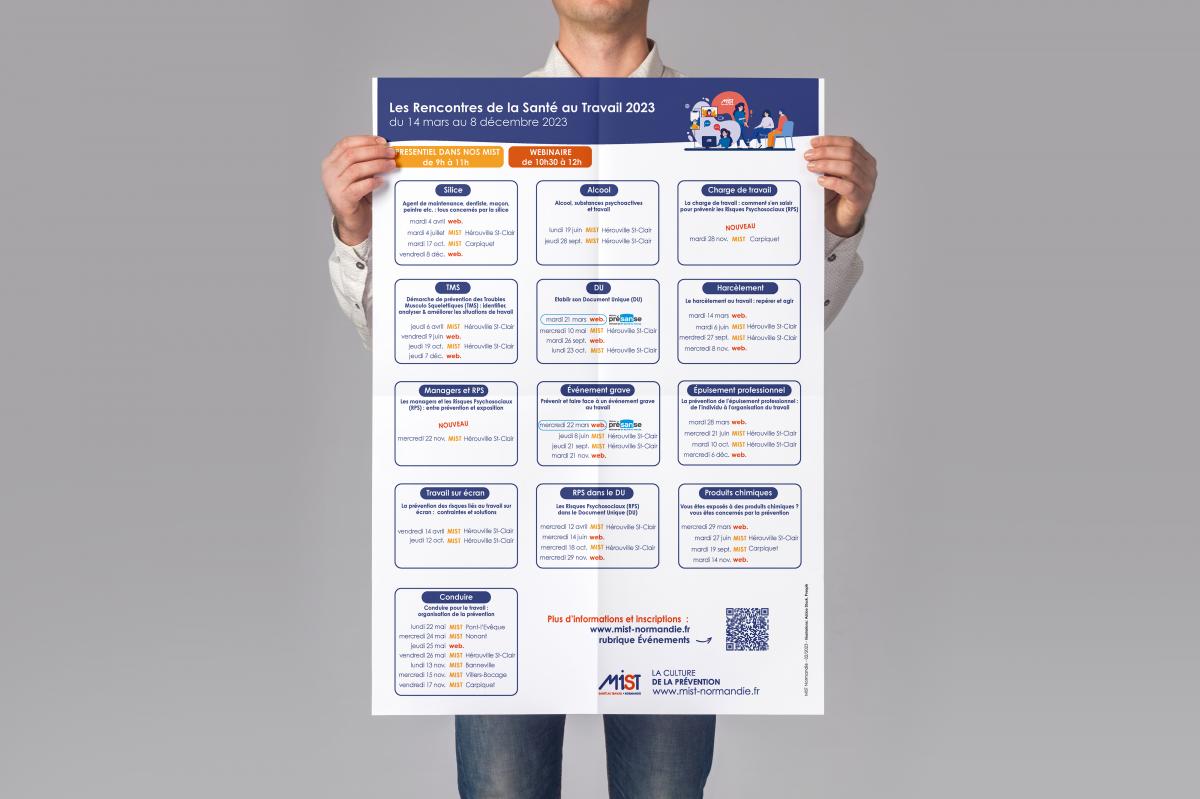 Rencontres de la Santé au Travail 2023 : inscrivez-vous ! - La culture de la prévention Rencontres de la Santé au Travail 2023 : inscrivez-vous ! - La culture de la prévention