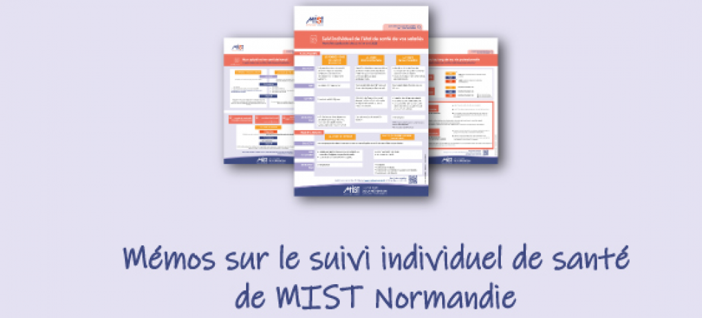 Les différents types de suivis individuels de santé  - L'actualité de MIST Normandie