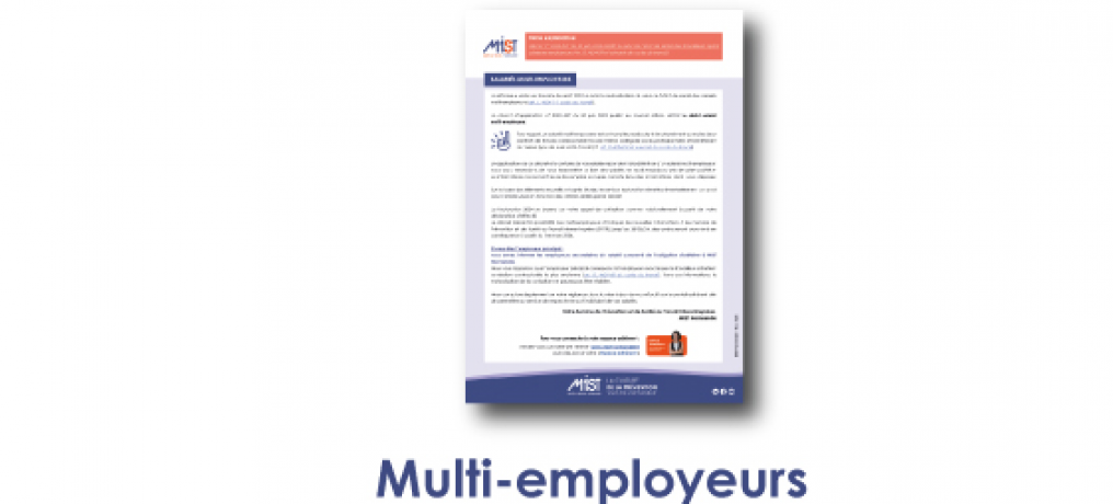 Multi-employeurs et employeur principal