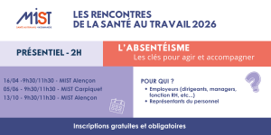 RST 2026 : Absentéisme (présentiel) - 05/06/2026 - de 09h30 à 11h30 - MIST Carpiquet