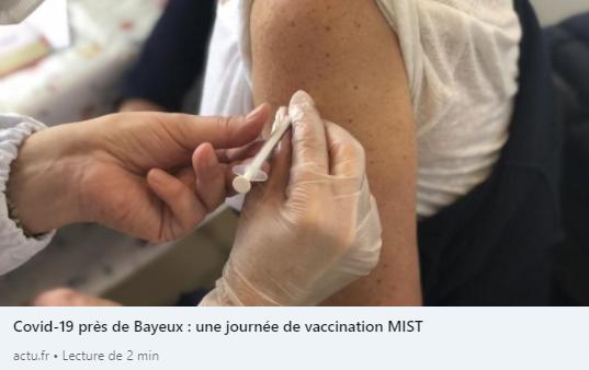 Vaccination Covid-19 : la presse parle de Mist Normandie  - La culture de la prévention